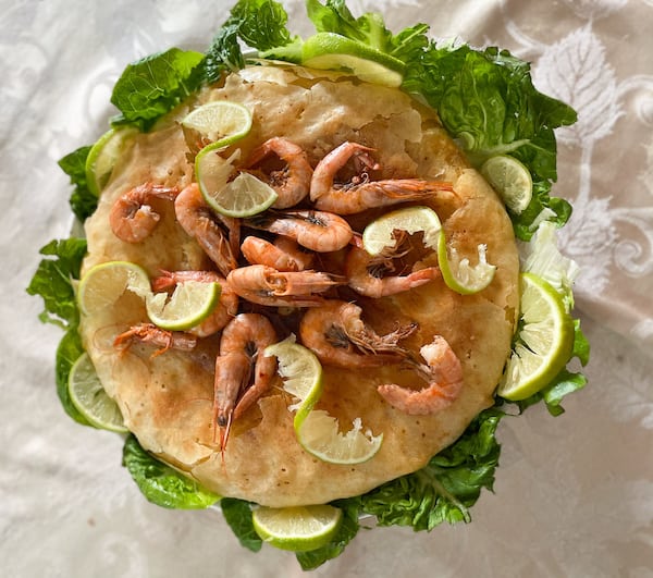 Topview-of-Moroccan-Seafood-Bastilla